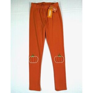 NWT GYMBOREE Girls Pumpkin Leggings Size 8 Fall Seasonal Cute NEW